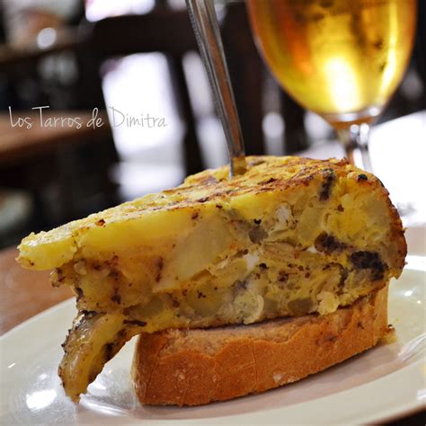 Pincho De Tortilla De Patata Y Morcilla Viva Bilbao Tapas Y