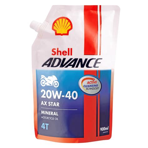 Shell Advance Ax Star W Motorcycle Engine Oil Ml Mineral