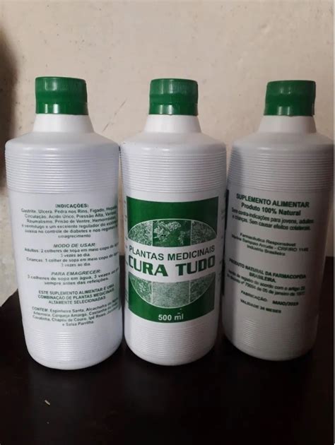 Cura Tudo Plantas Medicinais Suplemento Kit Com 12 Unidades Mercado Livre