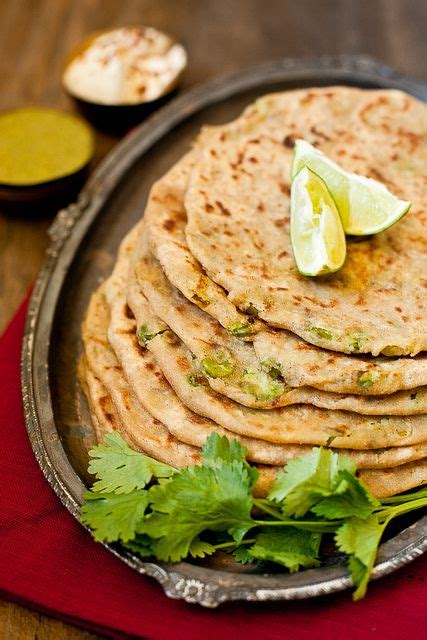 Aloo Matar Paratha Favorite Recipes Pinterest