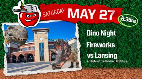 Fort Wayne Tincaps On Twitter Dino Night Will Be Dyn O Mite Grab