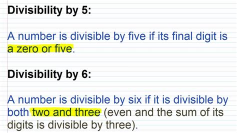 Definition Prime And Composite Properties Divisibility