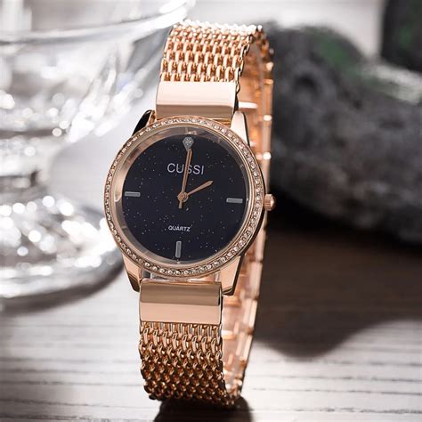 Wa184 Cussi Luxury Women Bracelet Watches Rhinestone Ladies Dress