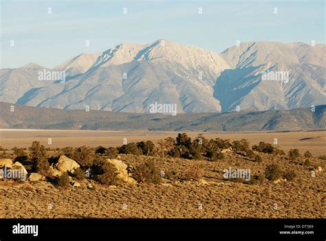 View Montgomery Peak Boundary Peak Nevada Usa Stock Photo Alamy