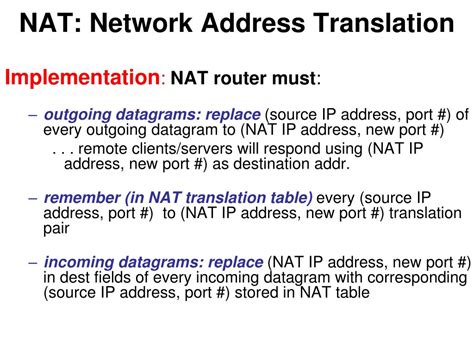 Ppt Nat Network Address Translation Powerpoint Presentation Free