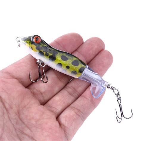 1pcs 9 5cm 11g Topwater Frog Whopper Plopper Fishing Lures Artificial