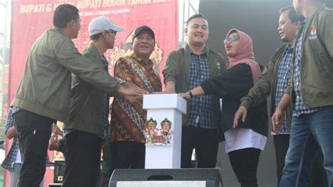 KPU Kabupaten Bogor Luncurkan Tahapan Pilkada 2024 Macan Tutul Jadi