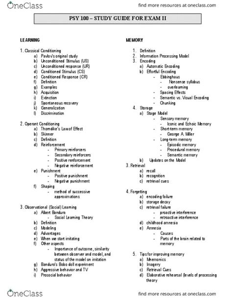 PSY 100 Study Guide Spring 2019 Midterm Albert Bandura Social