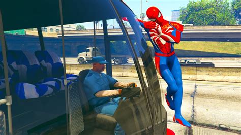 Spiderman Insane Car Accident Funny Ragdoll Moments In GTA 5 Spiderman