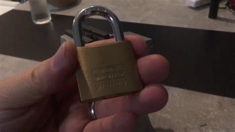 15 Lockpicking Burg Wächter SECU LOCK 405 40 Vorhängeschloss Picked