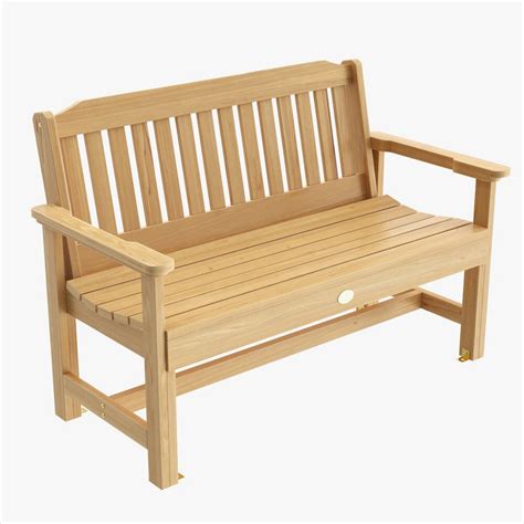 Wood Outdoor Garden Bench 3d 모델 다운로드 가구 On