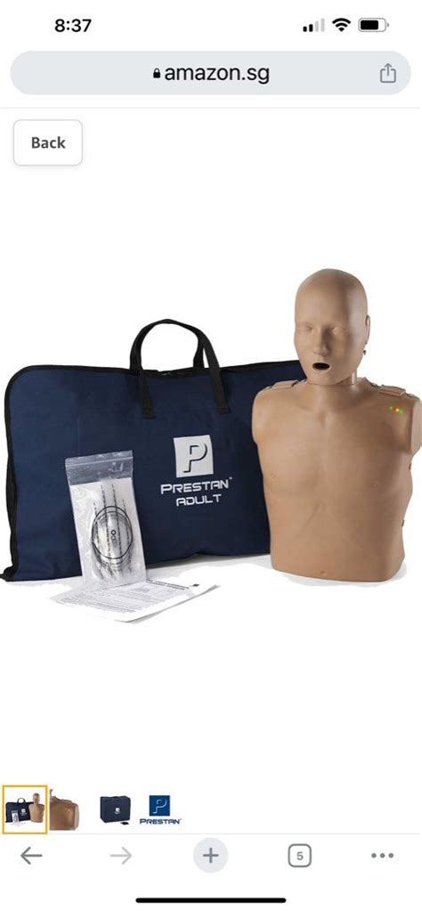 Prestan Pp Am M Ms Professional Adult Cpr Aed Training Manikin With