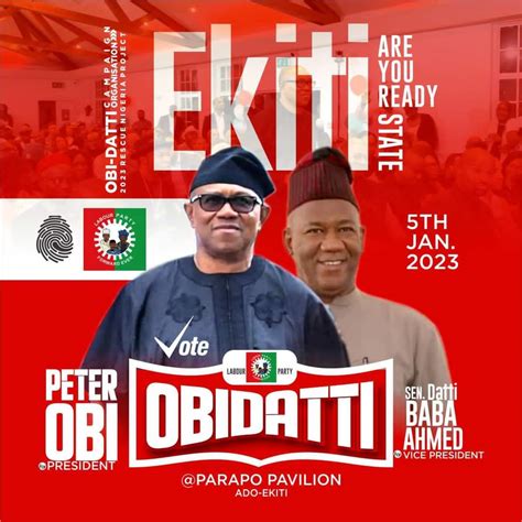 Peter Obi Send Strong Message To Pdp Apc In Ekiti For Saying Obasanjo