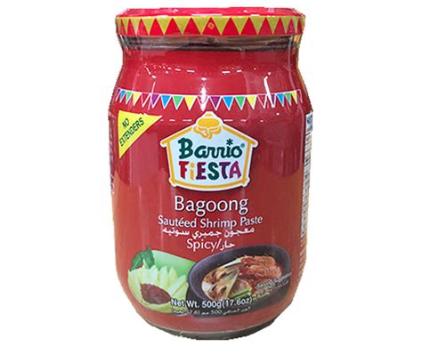 Barrio Fiesta Bagoong Saut Ed Shrimp Paste Spicy G