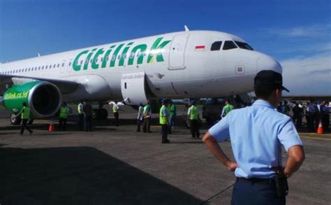 Kondisi Pesawat Citilink Qg Rute Jakarta Yogyakarta Yang Putar