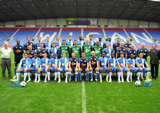 England English Foot ball club: Wigan Athletic team group pic