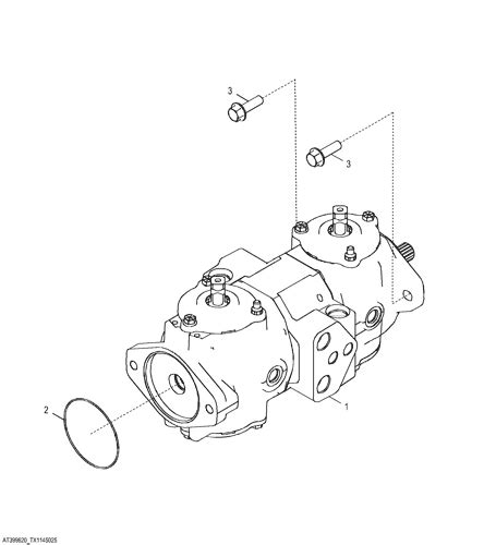 318e Loader Skid Steer Hydrostatic Pump Manual Controls Two Speed