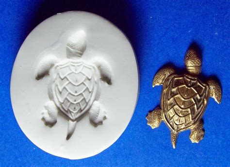 Sea Turtle Polymer Clay Mold 325 Via Etsy Polymer Crafts