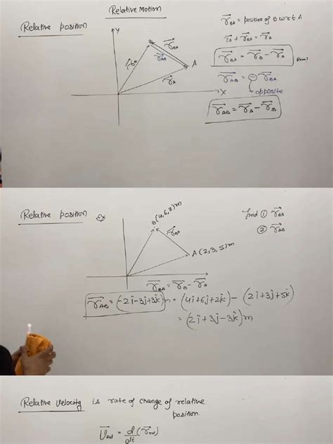 1 Relative Velocity Relative Acceleration Relative Motion