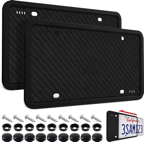 Amazon Motorfi Pcs Silicone License Plate Frames Pcs