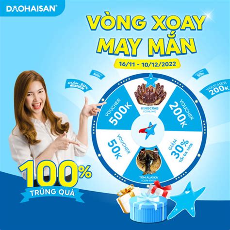 MINIGAME VÒNG XOAY MAY MẮN 100 TRÚNG QUÀ CỨ ĐỂ ĐẢO LO DAOHAISAN