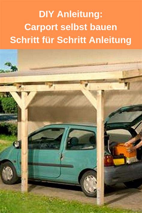 Carport Selbst Bauen Bauanleitung