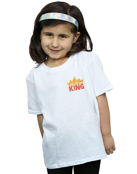 Disney Girls The Lion King Movie Long Live Breast Print T Shirt Fruugo Us