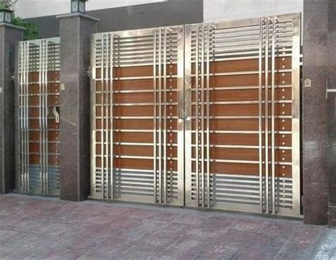 Modern Stainless Steel Swing Main Gate Greater Noida For Home At Rs