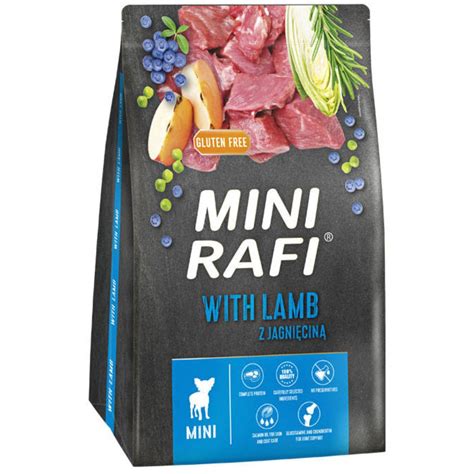 Rafi ADULT MINI karma sucha psów małych ras jagnięcina 3kg Rafi