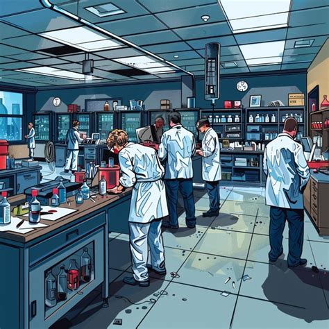 detailed lab work pictures