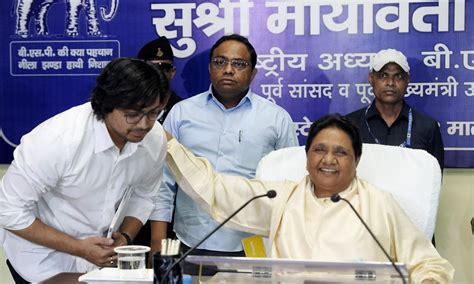 Mayawati Reinstates Nephew Akash Anand As Successor Bsp Coordinator