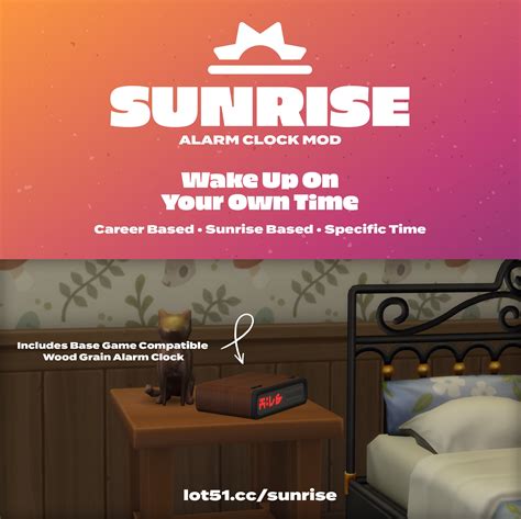 Sunrise · Lot 51 CC - Sims 4 Mods and Resources