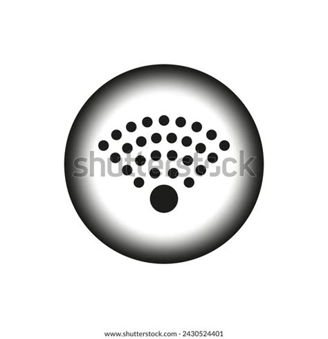 wifi signal pattern radar communication symbol stock vector royalty
