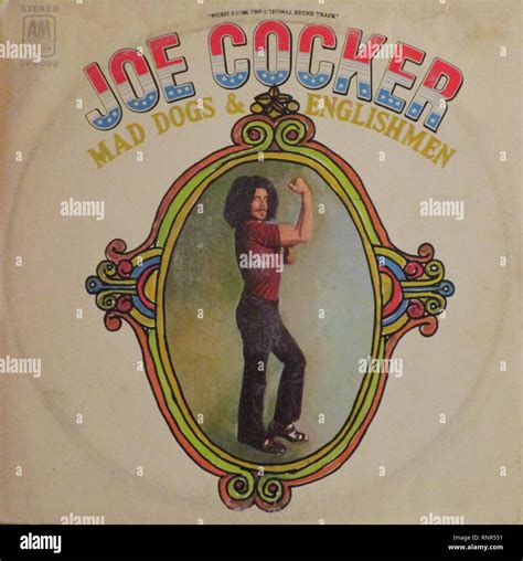 Vintage Vinyl Lp Cover Mad Dogs Englishmen Joe Cocker 1970 Stock Photo ...