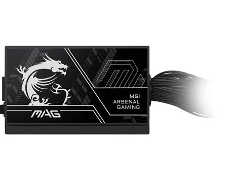 Msi Mag A650bn Pcie5 Non Modular Compact Gaming 650w Power Supply 80