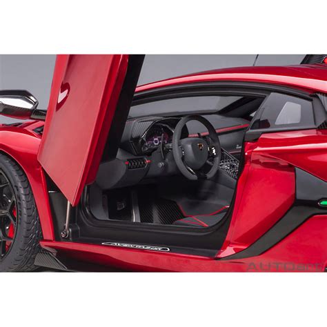 AUTOart 1 18 Lamborghini Aventador SVJ Rosso Efesto Model Universe