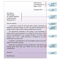 Contoh Application Letter Lengkap Dengan Pengertian Dan Strukturnya