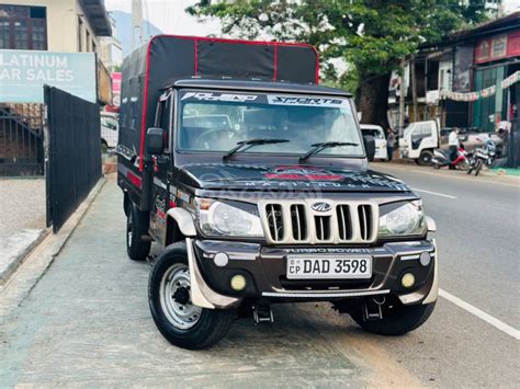 Mahindra Bolero Used 2016 Diesel Rs 3290000 Sri Lanka