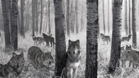 Wolf Pack Wallpaper Desktop