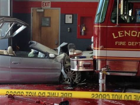 Car Chase Drugs Car Hit Curb Landed In Firehouse Lenoir North