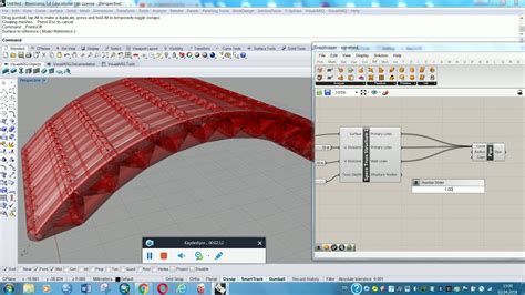 Rhino Grasshopper Tutorial Space Frame Truss System Youtube