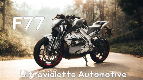 Ultraviolette F77 EV Sport naked motorcycle F77 전기 스포츠 네이키드 모터사이클 곧