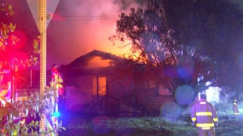 Vacant East Side Home Destroyed By Massive Fire