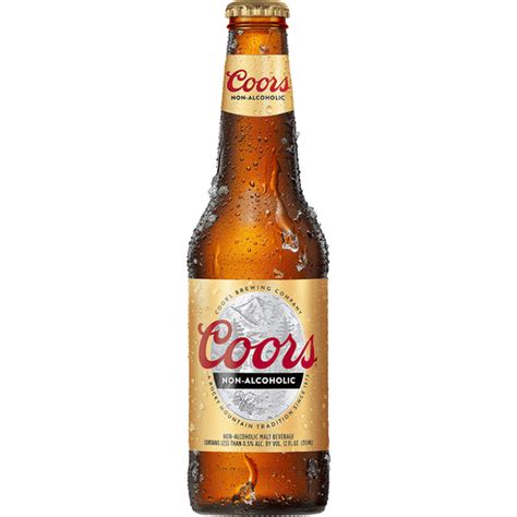 Coors Non-Alcoholic Malt Beverage Beer, 6 Pack, 12 fl. oz. Bottles, .5% ...