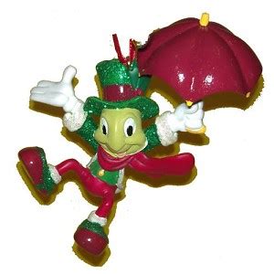 Disney Christmas Figurine Ornament - Pinocchio - Jiminy Cricket