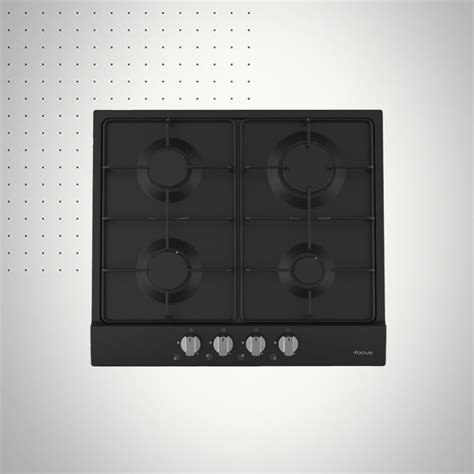 Plaque De Cuisson Focus Feux Cm En Fonte Noir Mate F B