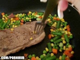 HOT And Horny GF Helps Her Man Celebrate Steak And A Blowjob Day Porn