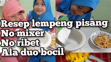 Resep Lempeng Pisang Banjar Pancake Pisang Olahan Pisang Kue