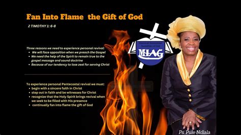 Fan Into Flame The Gift Of God Pastor Pule Ndlala Youtube