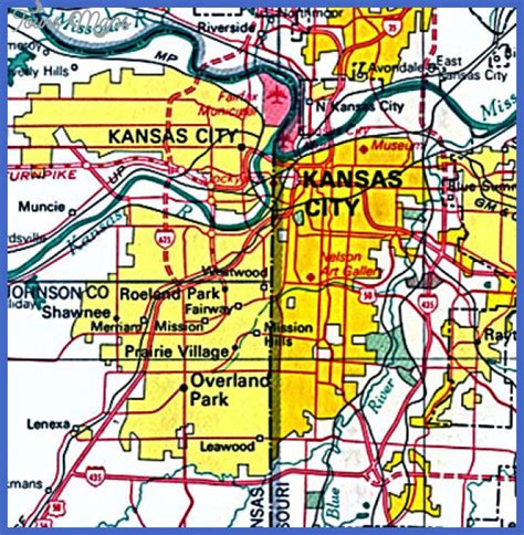 Kansas City Tourist Attractions Map